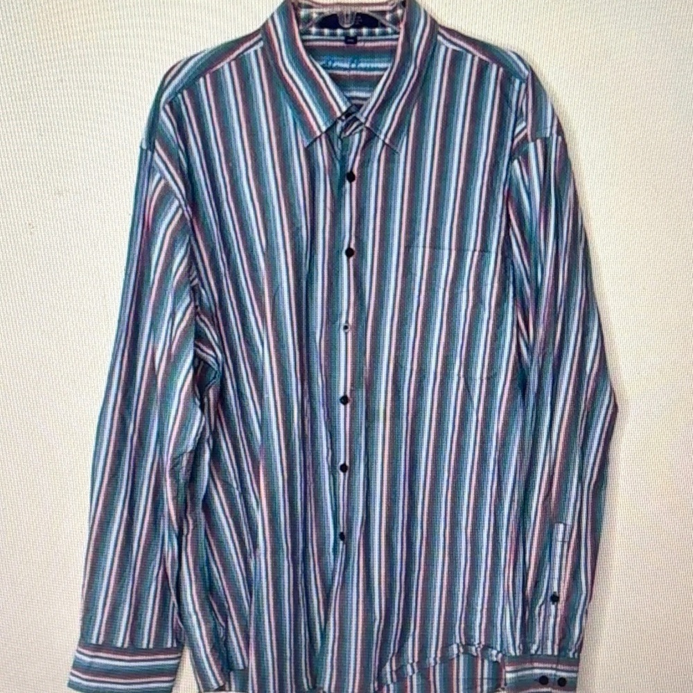 Striped Multicolor Men's Shirt